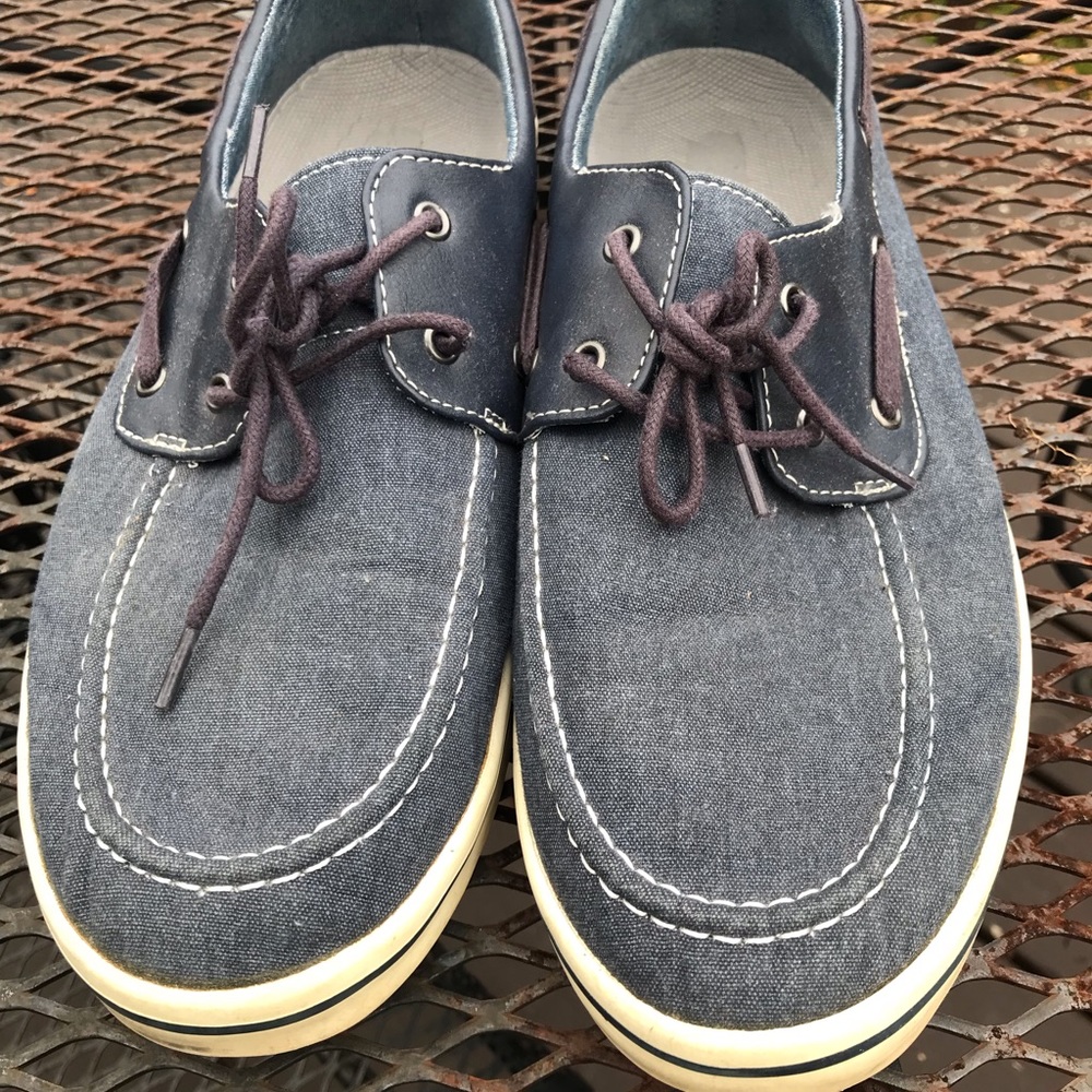 Blue loafers size 11